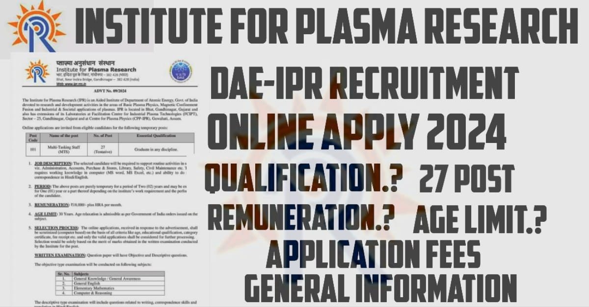 IPR Recruitment 2024