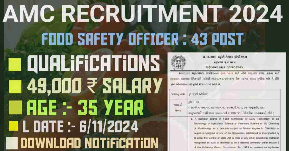 AMC Recruitment 2024