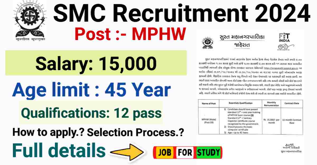 SMC Recruitment 2024